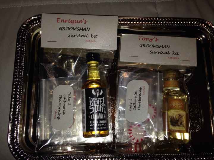 DIY-groomsmen survival kits