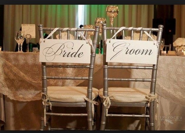 Bride sign