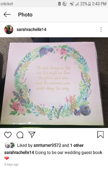 Inexpensive diy guest book? - 1