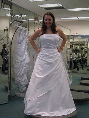 The dress you thought you had to have. And the dress you are wearing/wore on your wedding day