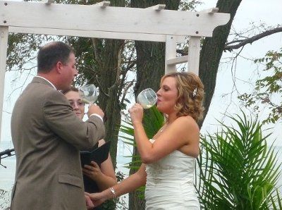 We're married!