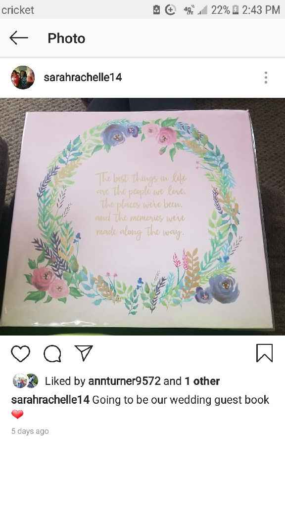 Inexpensive diy guest book? - 1