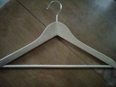 DIY wedding dress hanger! **PICS**