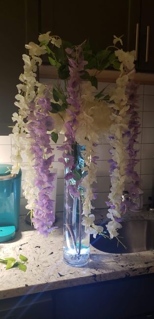 Faux hanging wisteria/garland? - 1