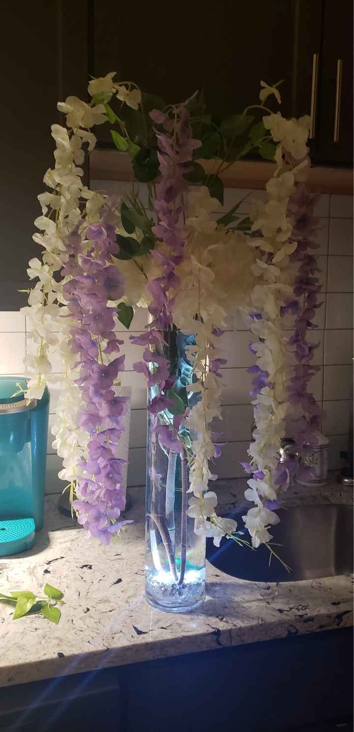 Faux hanging wisteria/garland? - 1