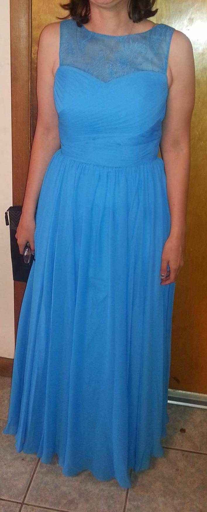 My MOH got her dress in! (Azazie Aliya)