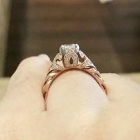 Engagement ring/wedding ring