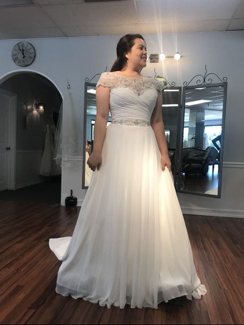 Between these two wedding dresses! - 2