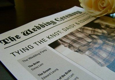 Just finished my ceremony program!!