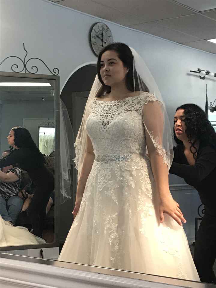 Between these two wedding dresses! - 1