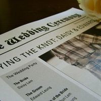 Just finished my ceremony program!!