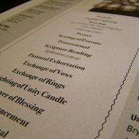 Just finished my ceremony program!!