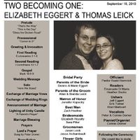 Just finished my ceremony program!!