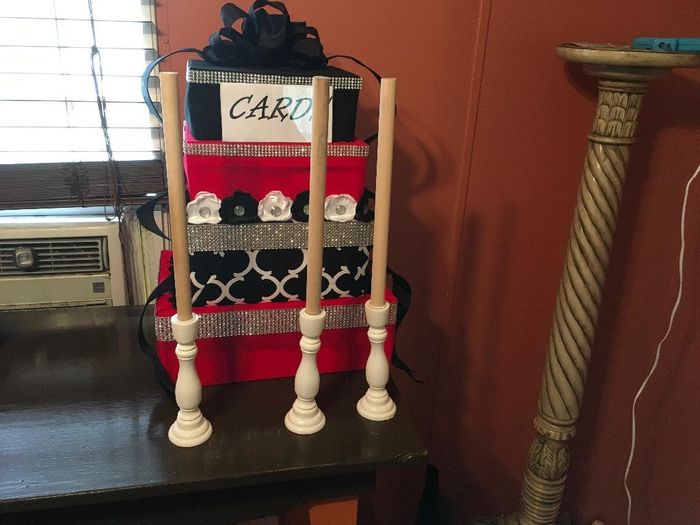 Card Box and Donut Stands 