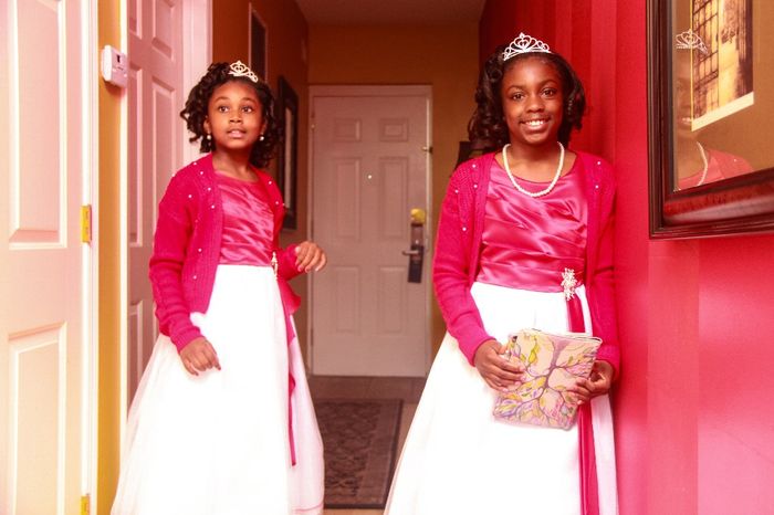 Flower Girls my daughter and my niece 
