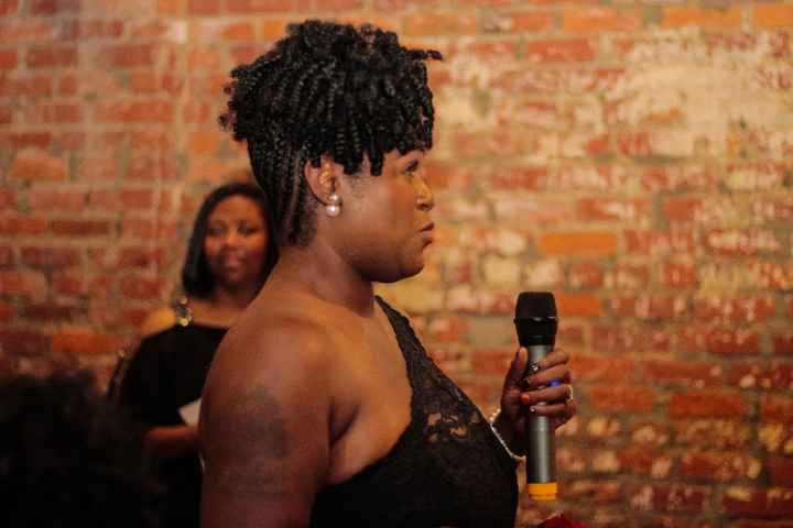 MOH giving her Speech 