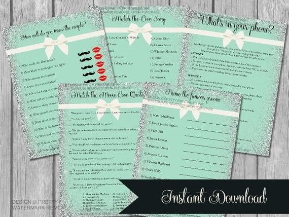 Bride and Co bridal shower games we used