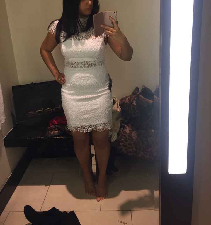 Said Yes to the Bridal Shower Dress