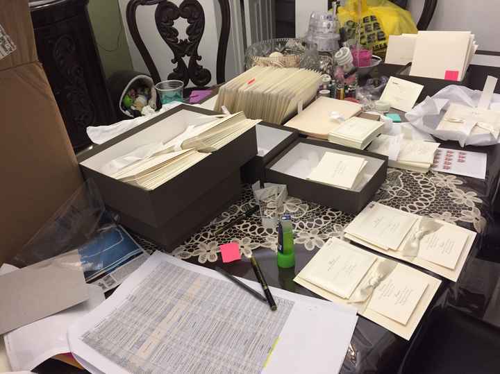 Putting Invitations Together