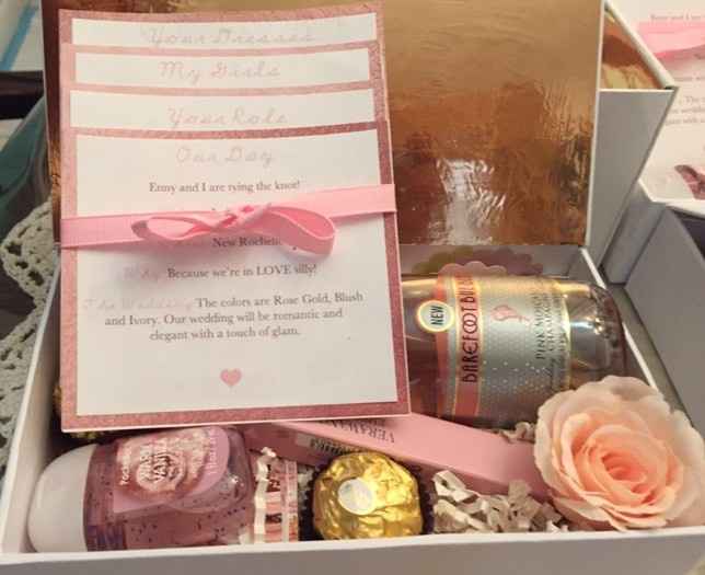 Bridesmaids proposal