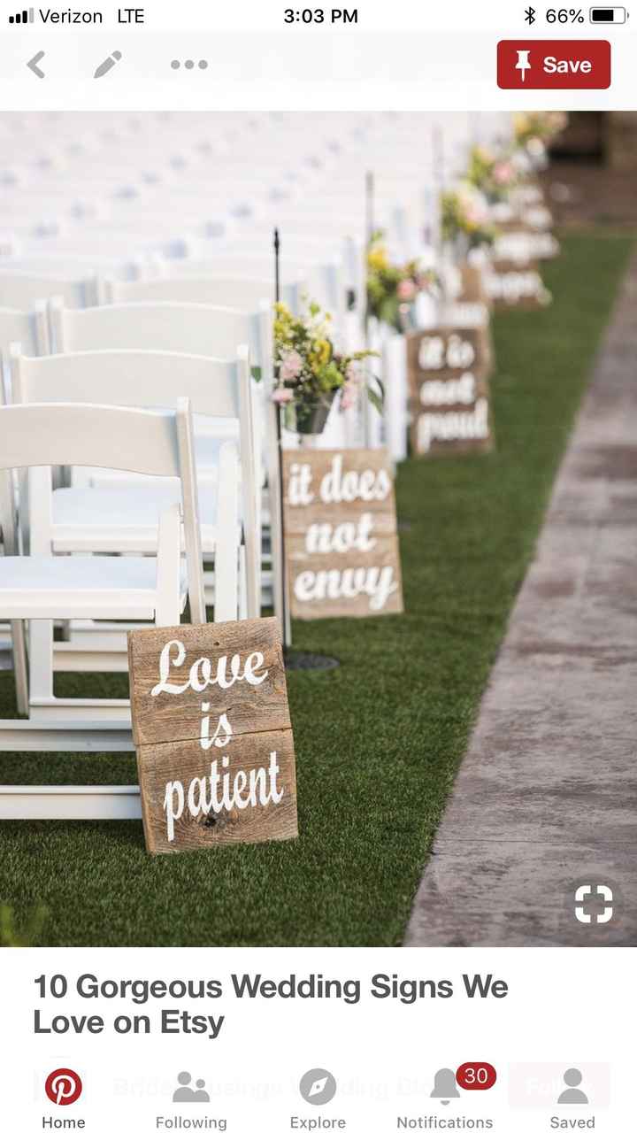 diy Project - Aisle Signs - 1