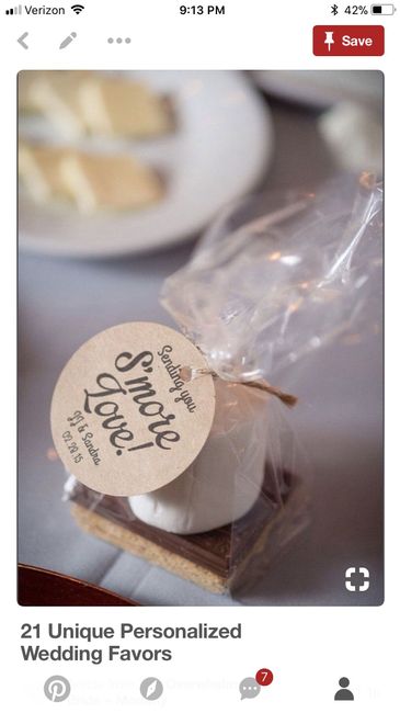 what flame to use for smores at reception