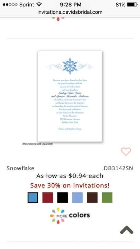 Wedding invite trouble