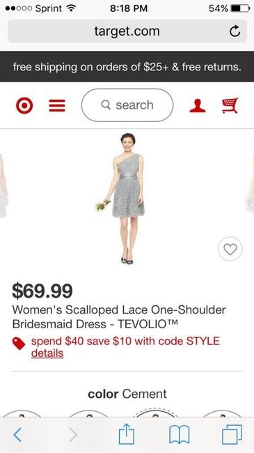 Bridesmaids dresses.