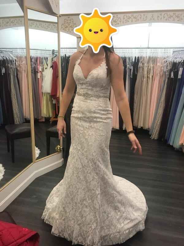 The dress (not a great photo!)