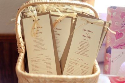 Wedding Programs