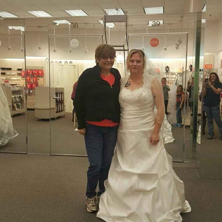 Said yes to the dress!
