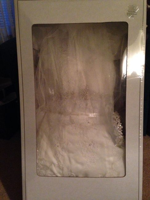 My dress is back
