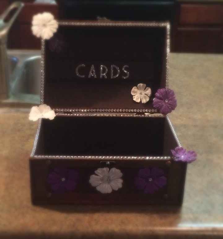 My DIY card box