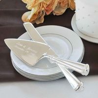 Where is the best place to shop for wedding flutes, cake knife, etc.?