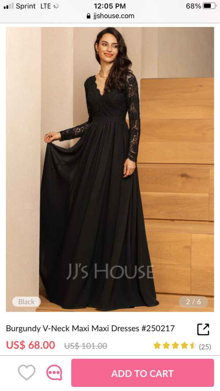 Need Help with Finding a Black Dress! - 1
