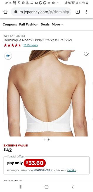 Bra for low cut dress 1