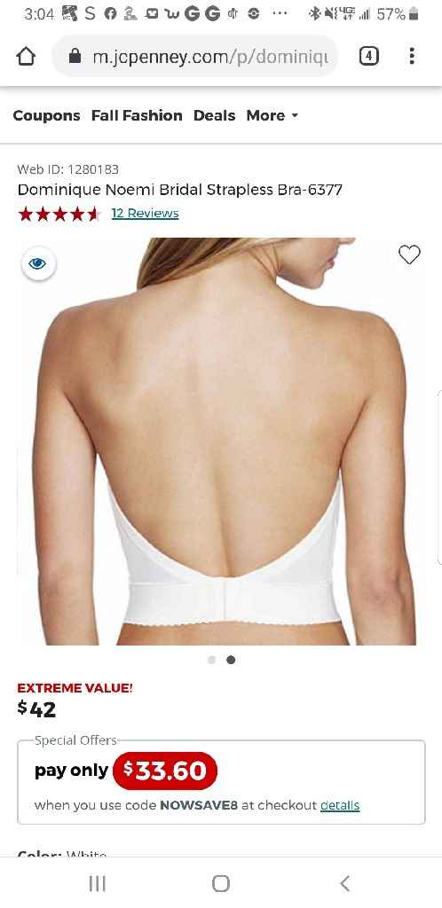 Bra for low cut dress - 1