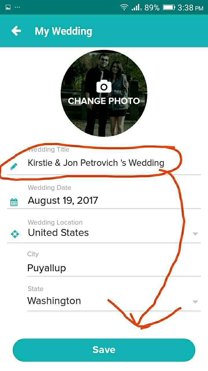How to change "My Dashboard" on wedding wire - HELP!