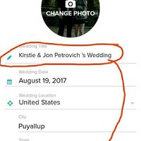 How to change "My Dashboard" on wedding wire - HELP!