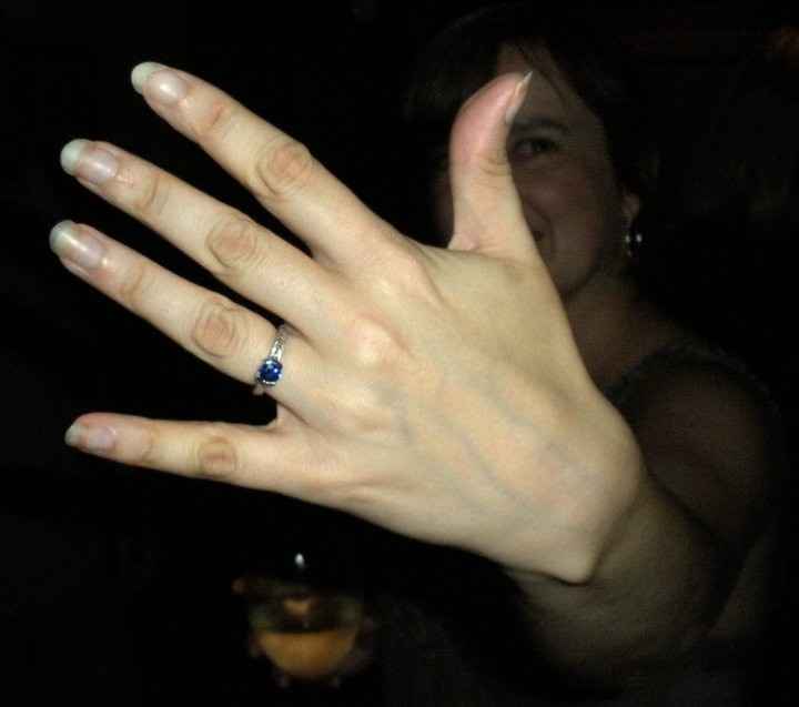 My sapphire engagement ring... show me yours?