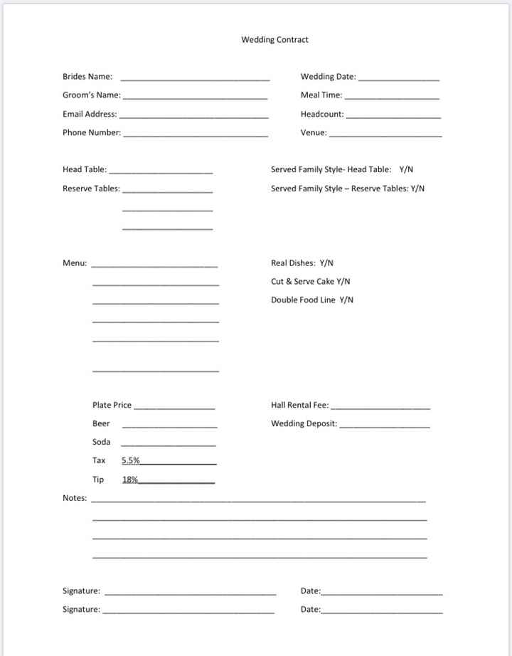 Sketchy catering contract? 1