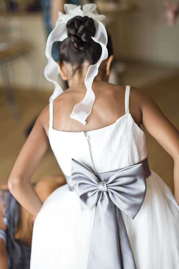 What are flowers girls dress based on?