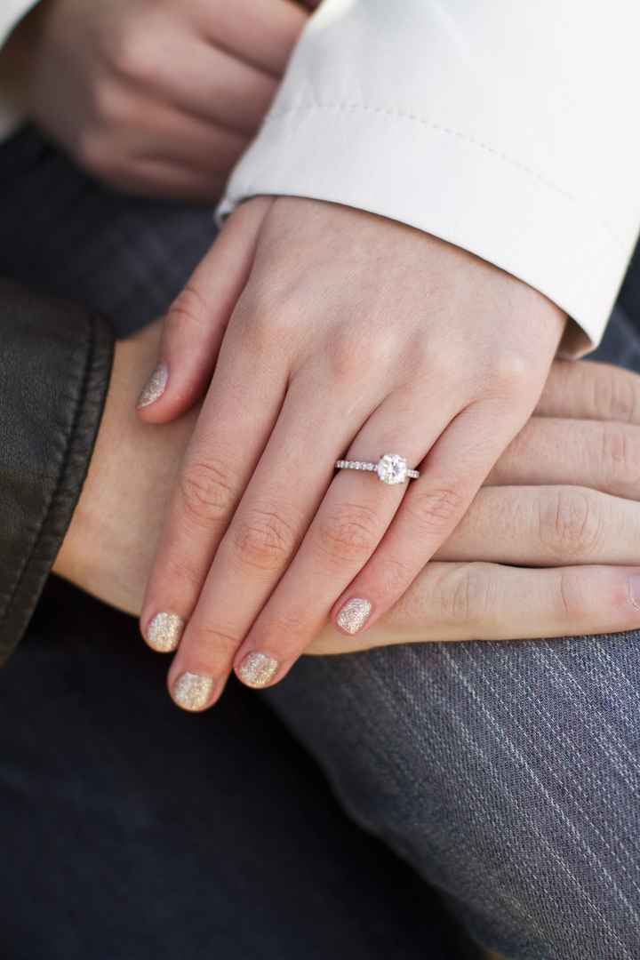 Engagement Photo Nails?