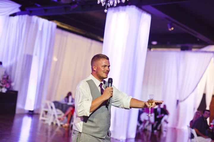 Who is making toasts at your wedding?