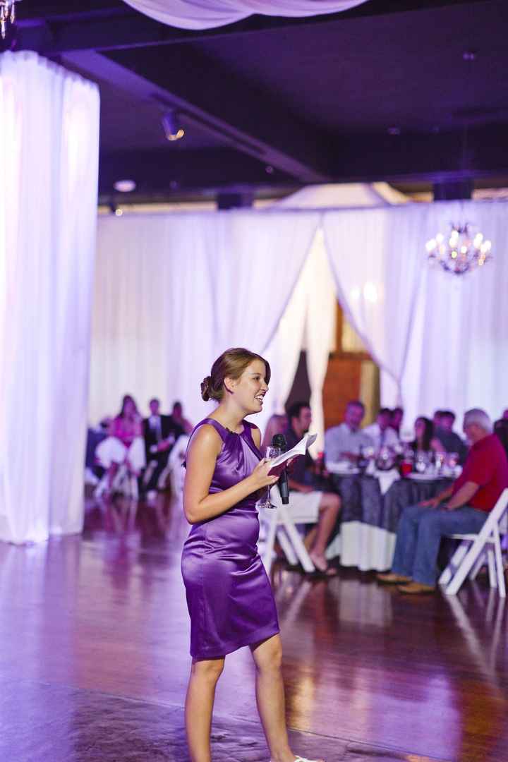 Who is making toasts at your wedding?