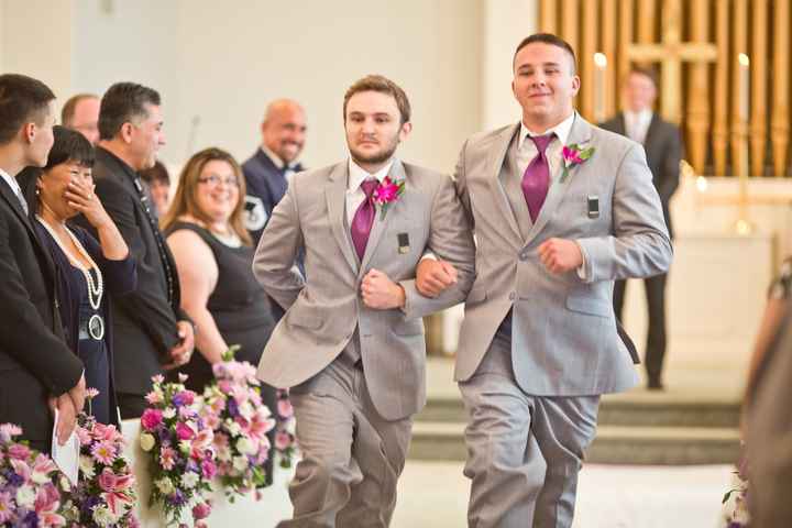 Difficult groomsmen!