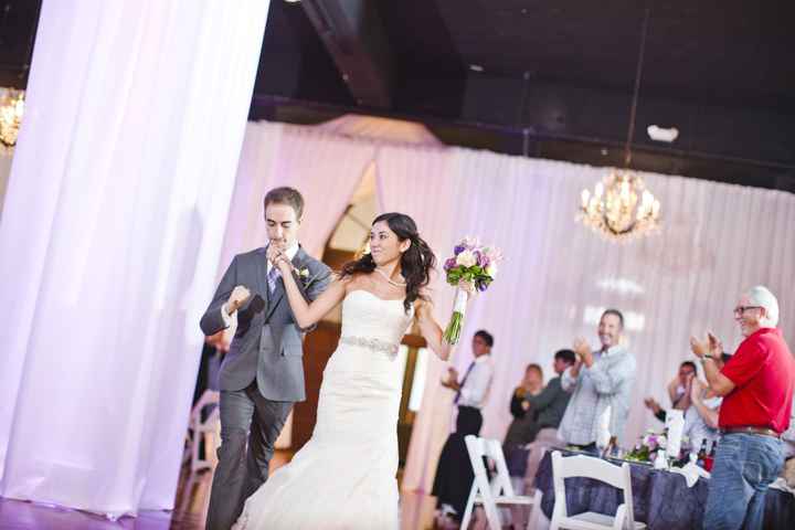 What song were you/do you plan on being introduced into your reception to???!