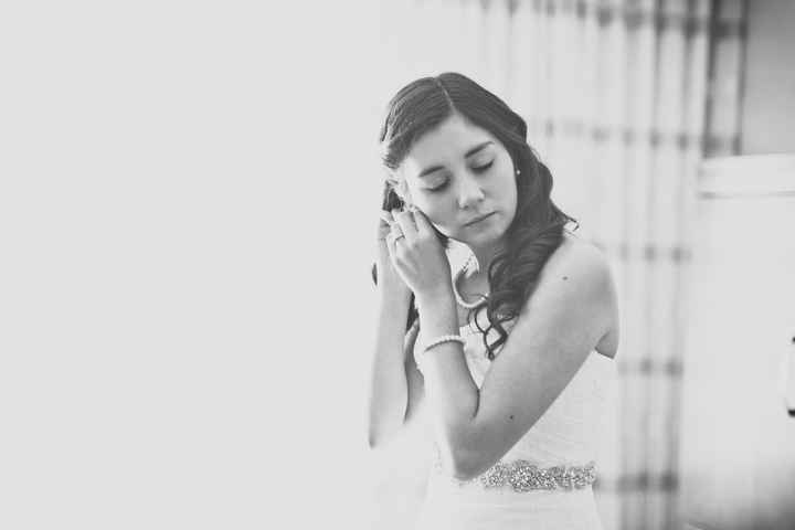 Wedding earrings:  Is anyone else just wearing studs?