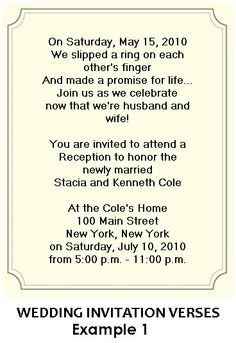Invitation Wording Etiqutte Issue