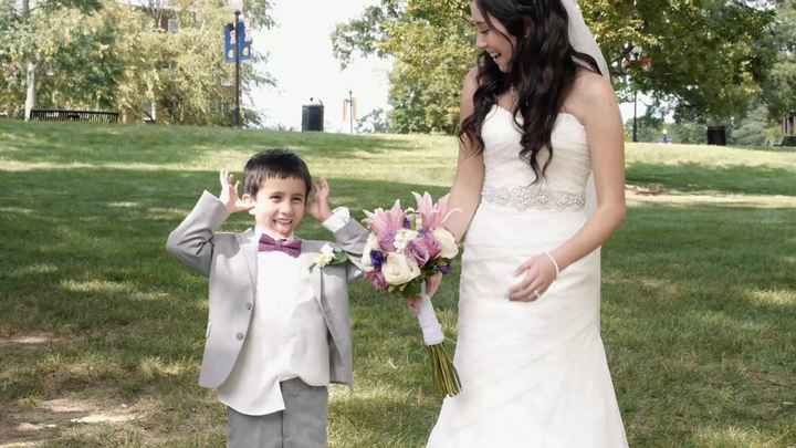 Tiny wedding guests with big personalities